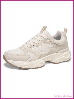 Chunky Fashion Sneakers Cushioned Platform Athletic Tennis Shoes Women